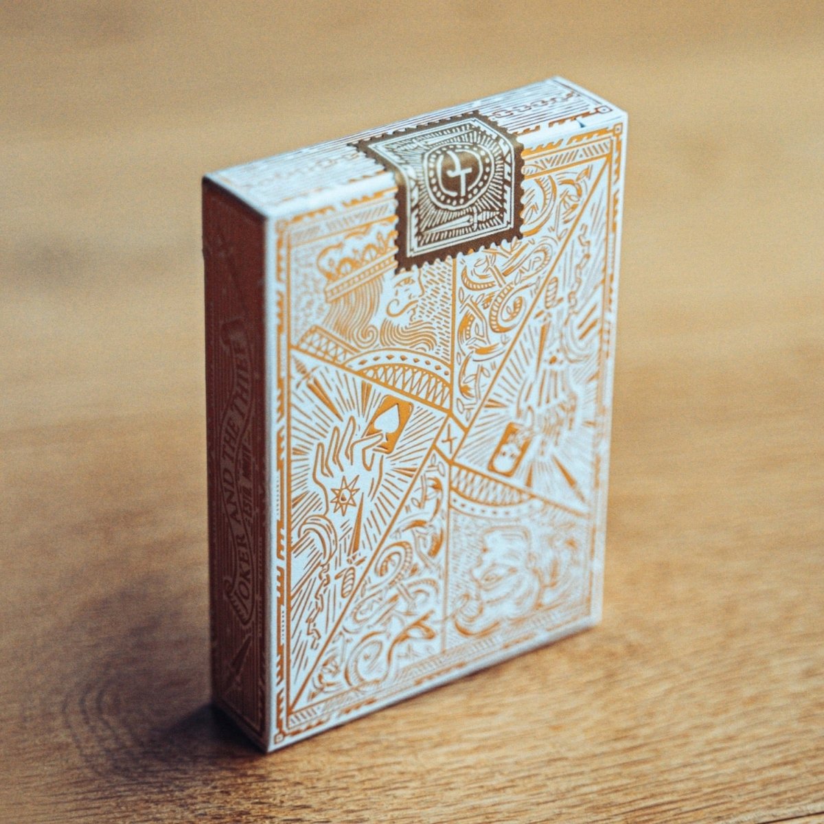 White Gold Poker Deck - Premium Playing Cards – Joker and the Thief