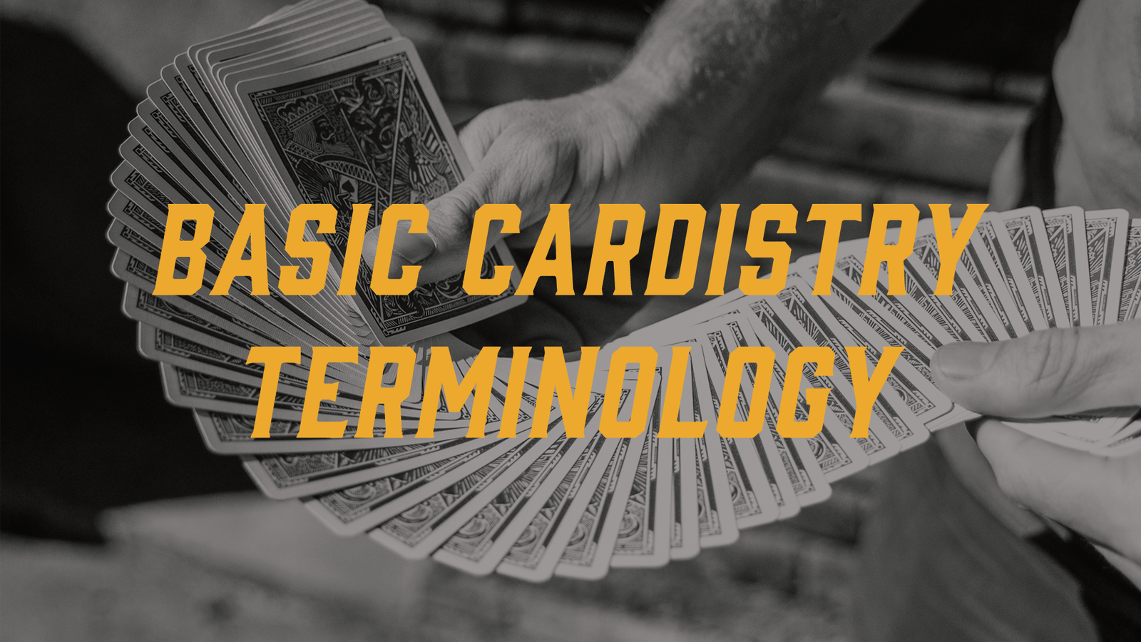 Cardistry 101: Essential Terms Every Beginner Should Know