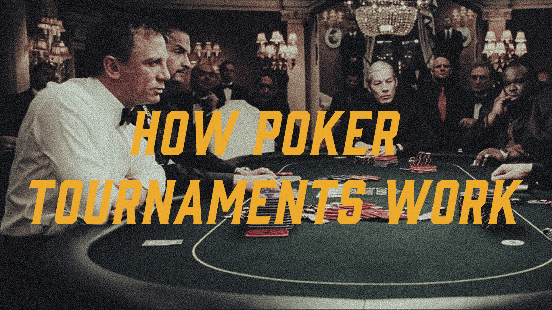 poker tournaments work system