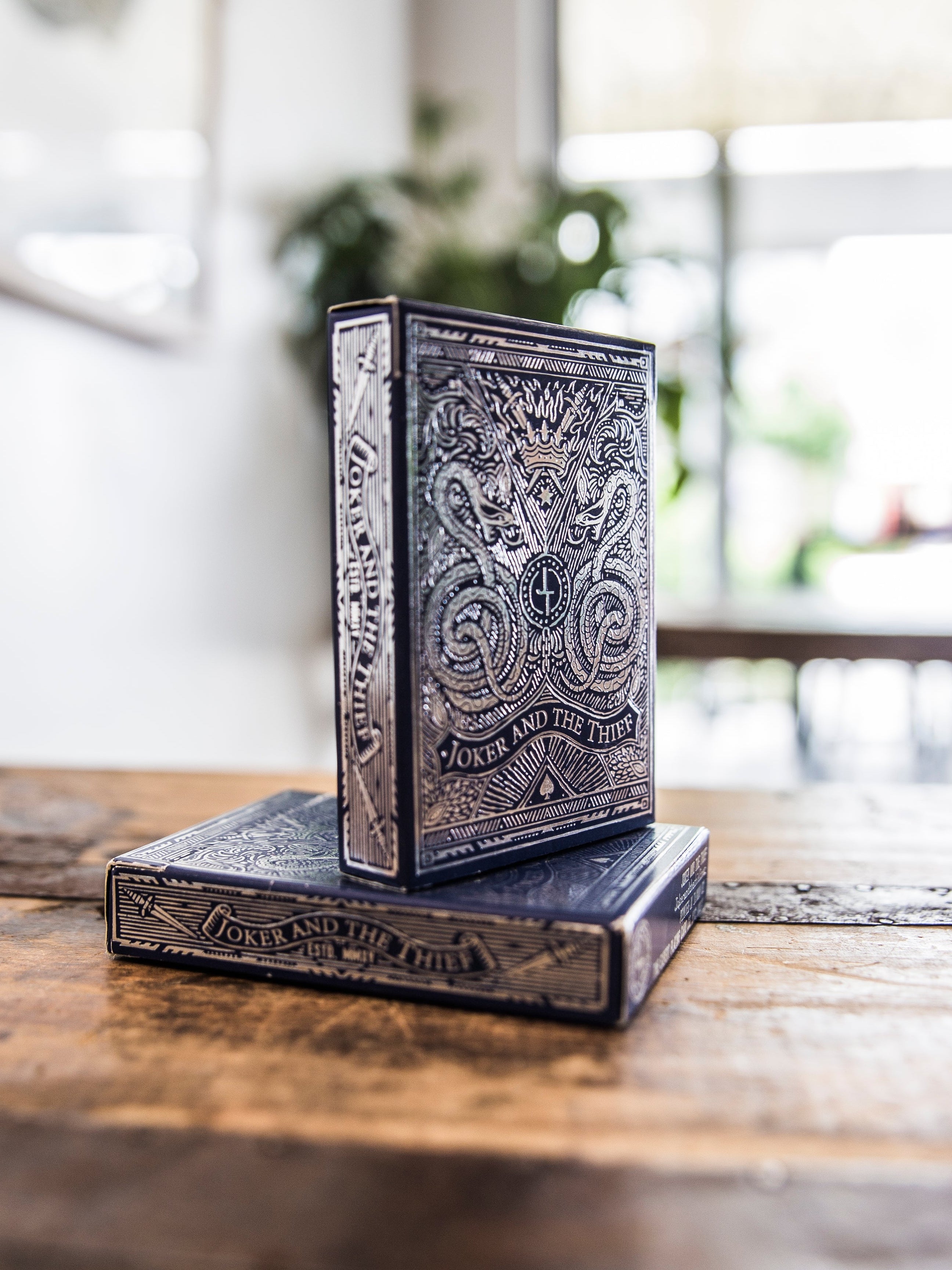 Joker and the Thief Midnight Blue Edition Playing Cards Printed in the USA