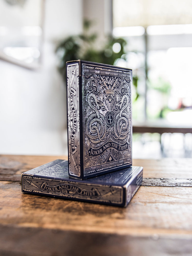 Joker and the Thief Midnight Blue Edition Playing Cards Printed in the USA