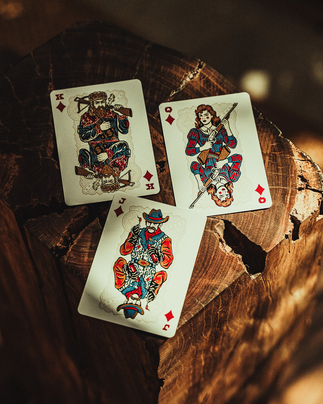 Gunslingers Playing Cards