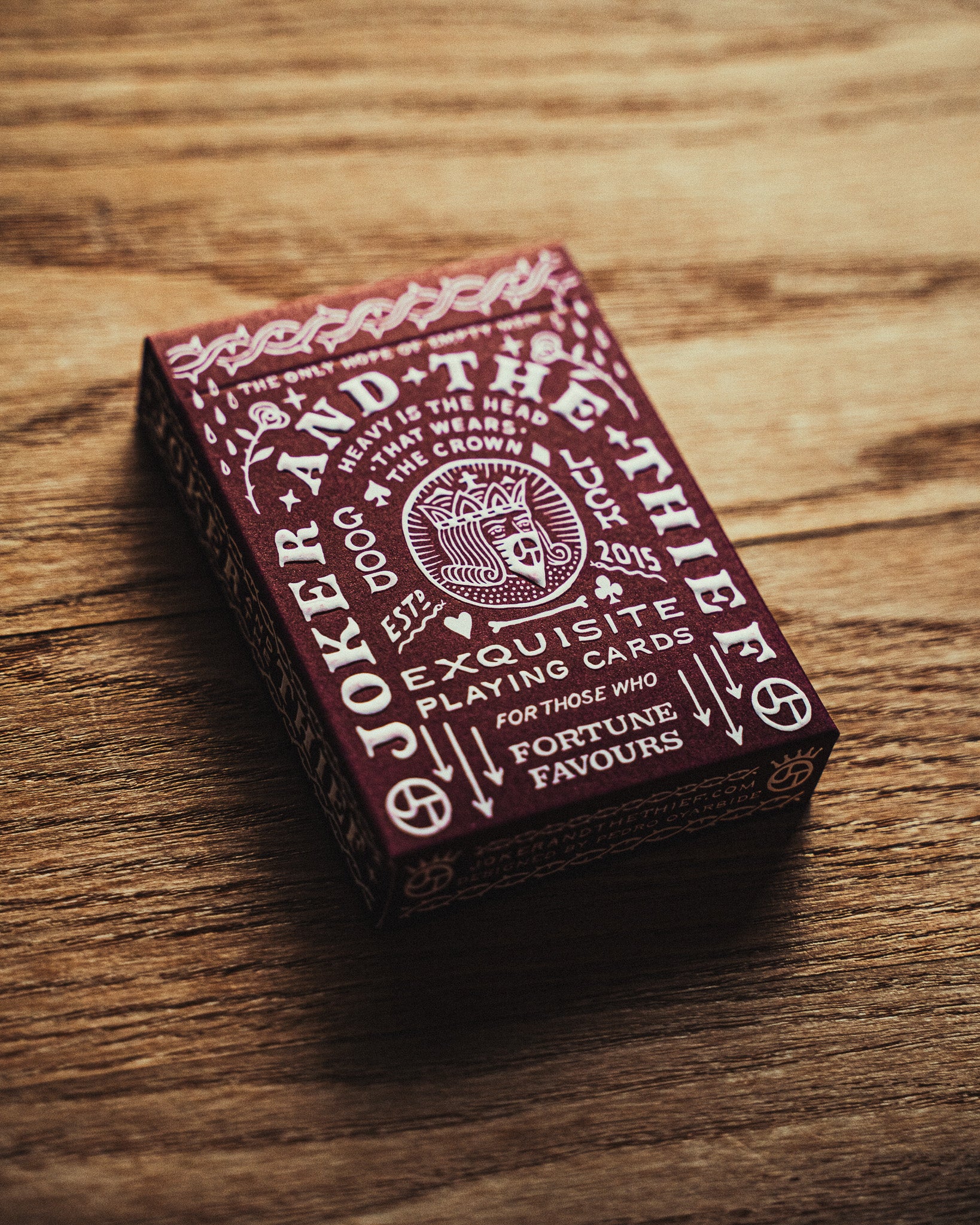 Crown: Royal Purple Edition Playing Cards – Joker and the Thief