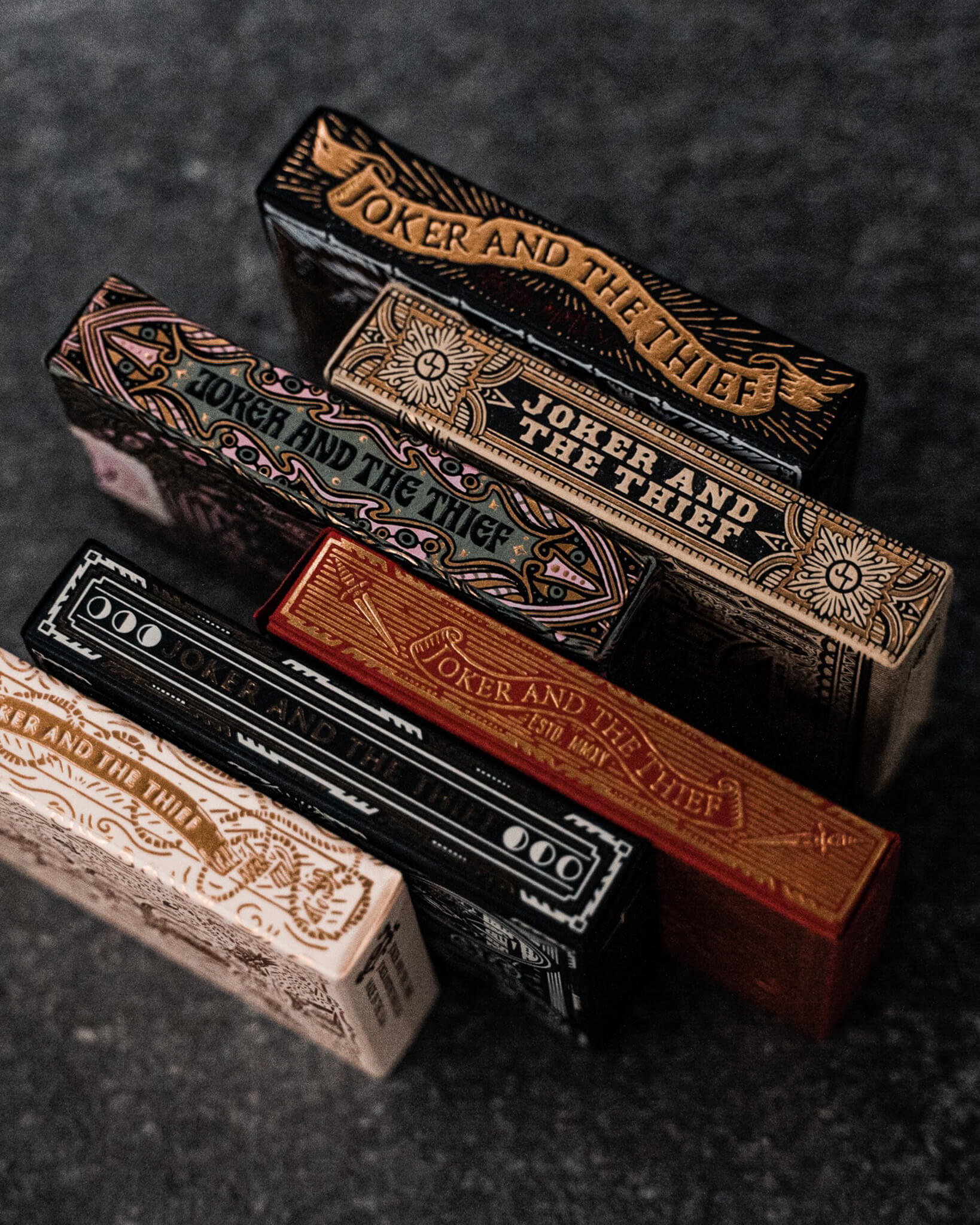 Joker and the Thief - Unique Luxury Decks of Poker Playing Cards